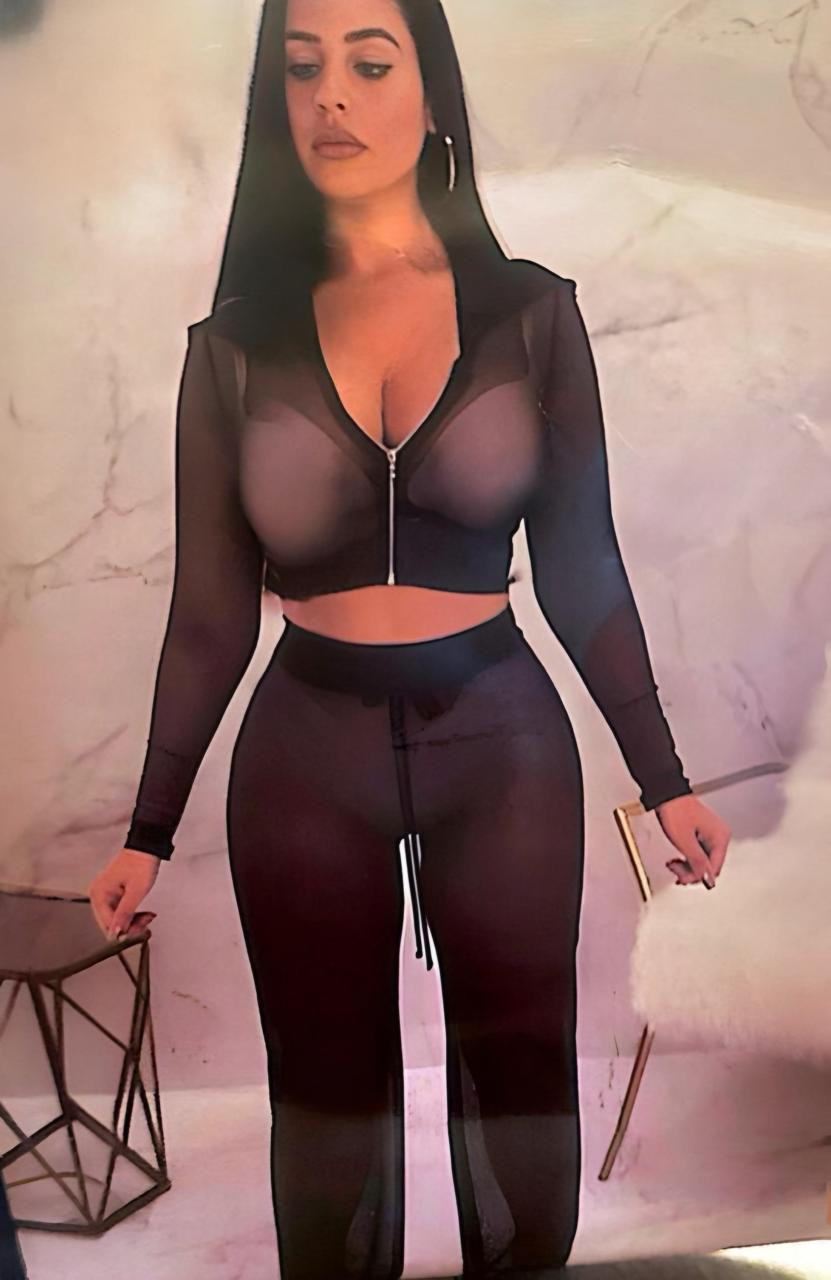 Black transparent lingerie