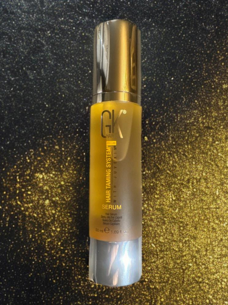 GK Hair Serum For Women With Argan Oil And Juvexin For Dry And Frizzy Hair Provides Instant Shine & Smoothness Gives Soft Silky And Tangle Free Hair Experience, 50ml