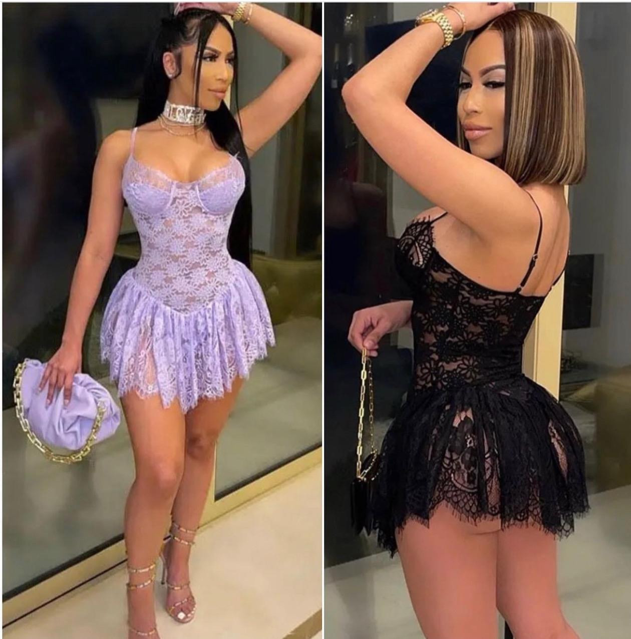 short transparent lingerie