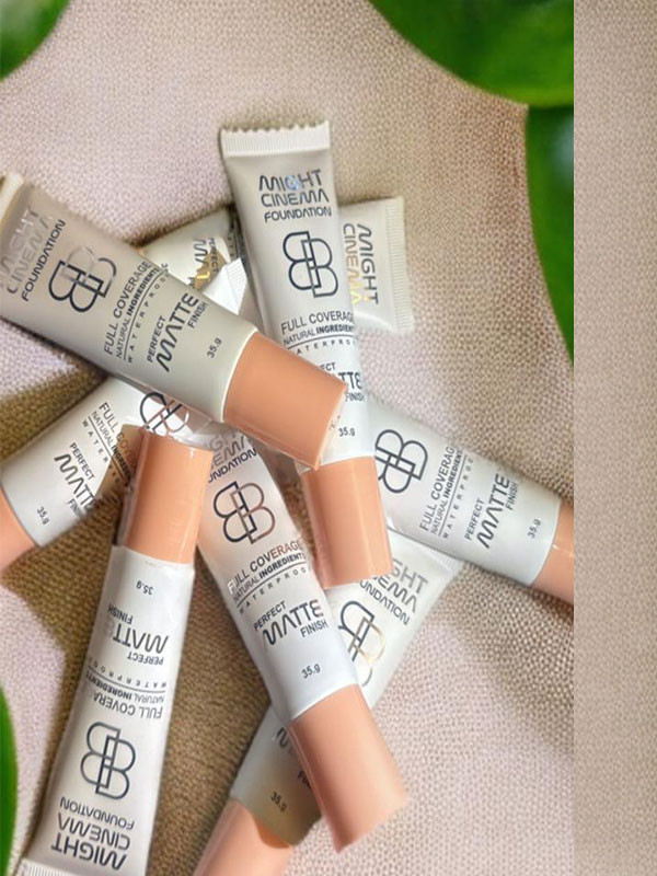 Might cinema foundation BB full coverage waterproof matte 35.g, grade 102